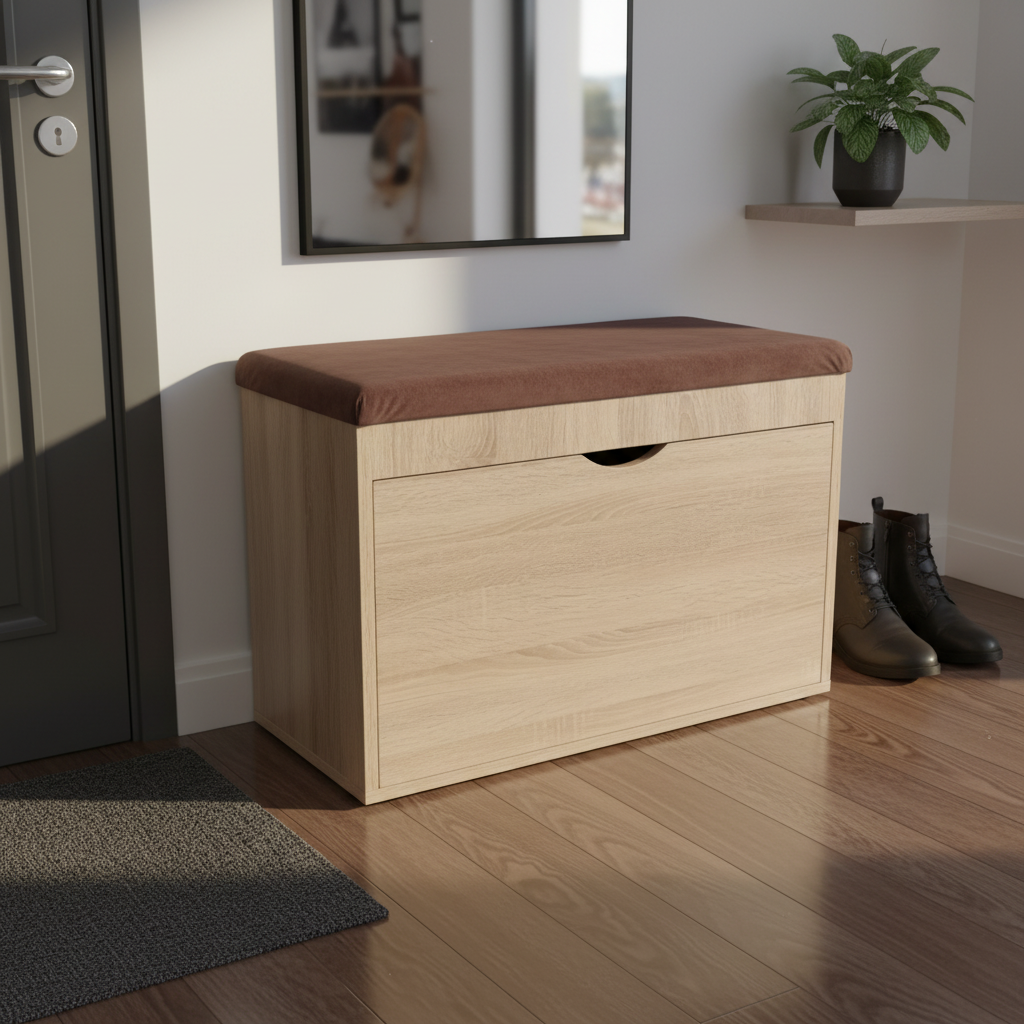 خزانة أحذية خشبية أنيقة وذكية لتنظيم مدخل منزلك!